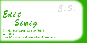 edit simig business card